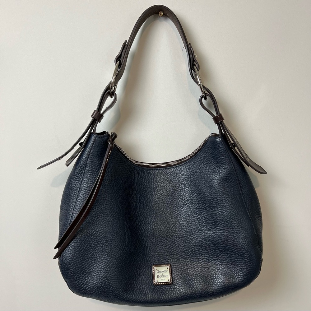 Dooney & Bourke Brown Handle Hobo Handbag